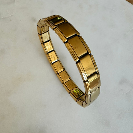 Trendiges Edelstahl Armband