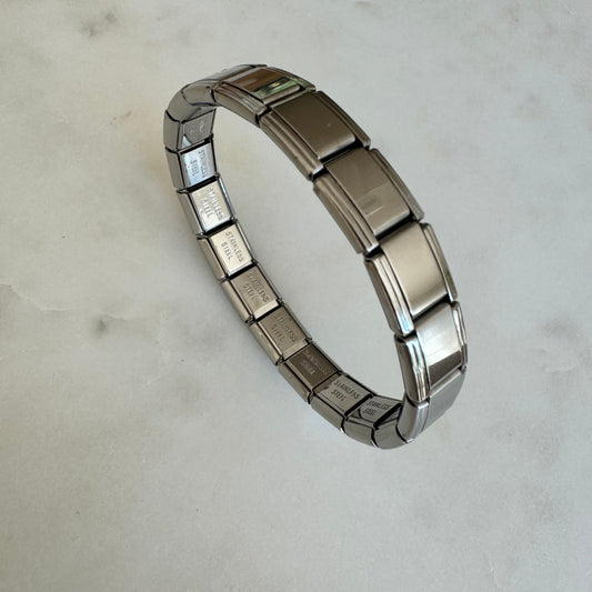 Trendiges Edelstahl Armband