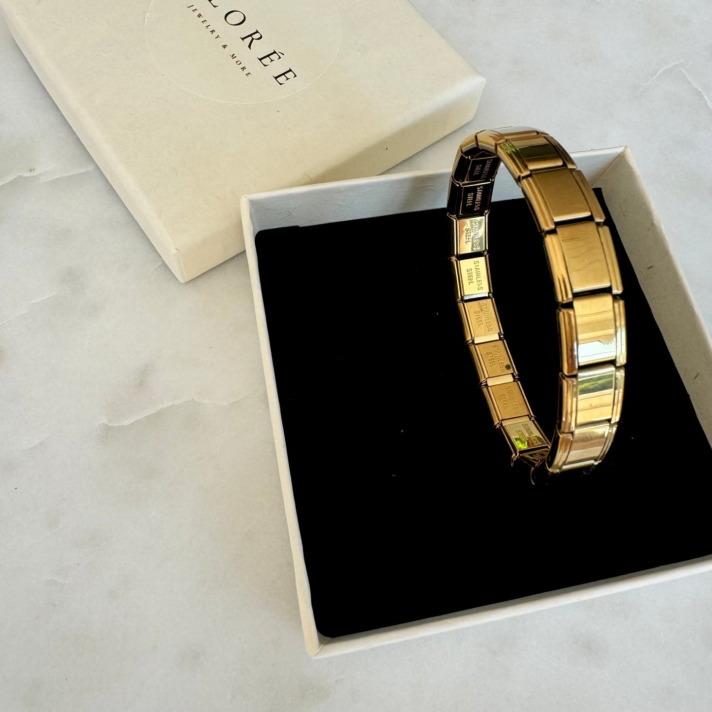 Trendiges Edelstahl Armband