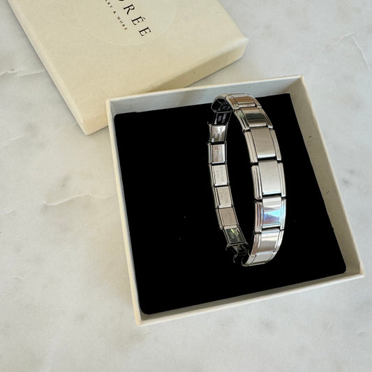 Trendiges Edelstahl Armband